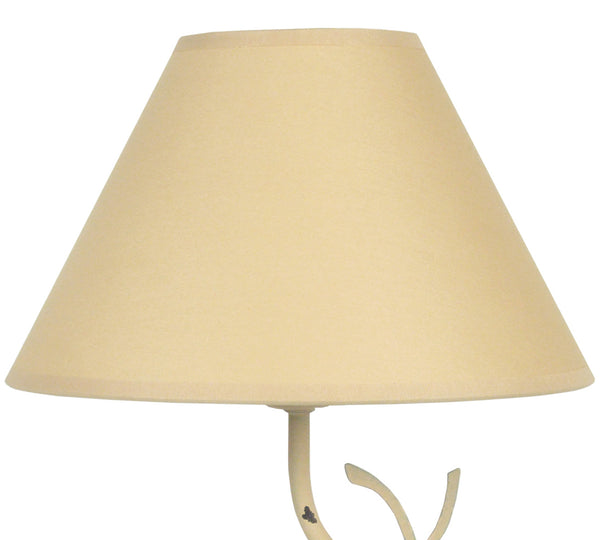 Lampe de chevet TOSEL OISEAUX,métal, H41xD25xP25  cm.