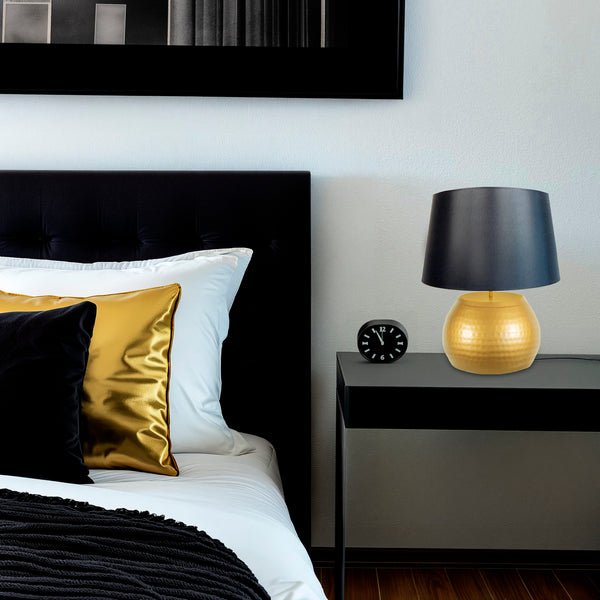 Lampe a poser MUMBAI boule métal