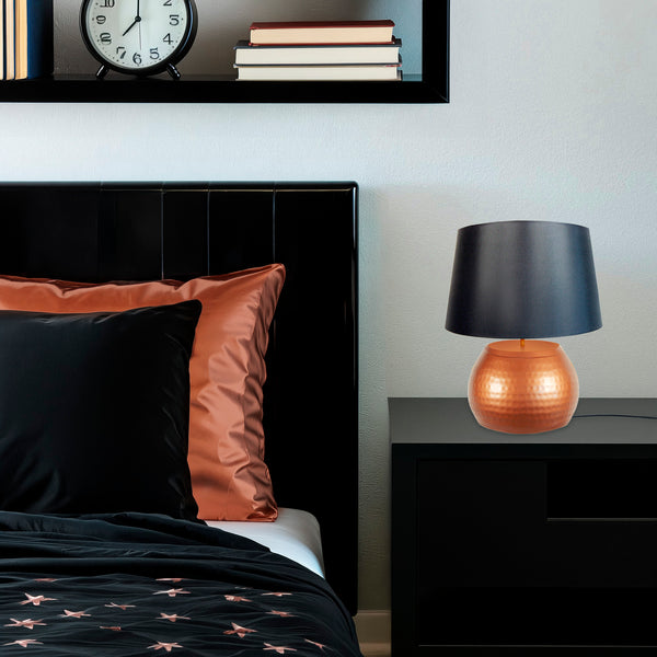 Lampe a poser MUMBAI boule métal