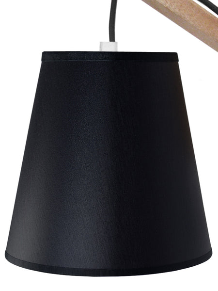 Lampe de chevet TOSEL CHICKEN FOOT,bois, H51xD28xP28  cm.