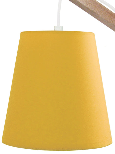 Lampe de chevet TOSEL CHICKEN FOOT,bois, H51xD28xP28  cm.