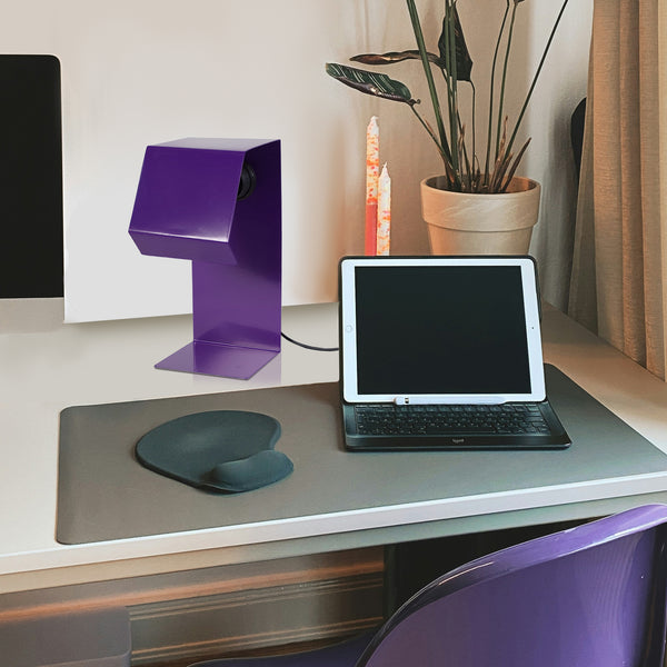 Candeeiro de mesa EUREKA retangular metal
