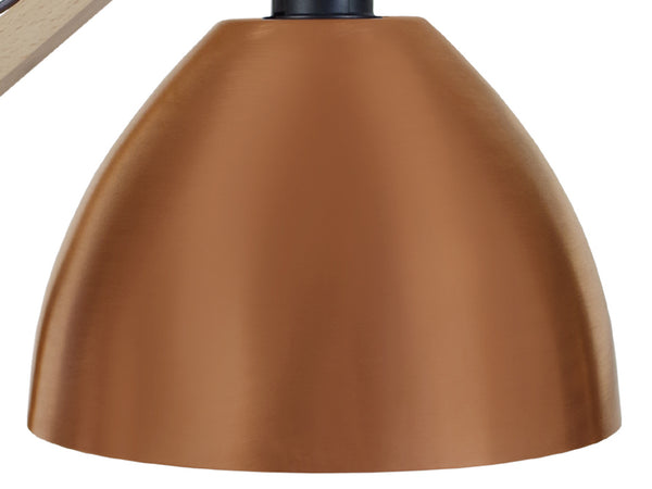 Lampe de chevet TOSEL KRAN CELICA,bois , H50xD30xP30  cm.