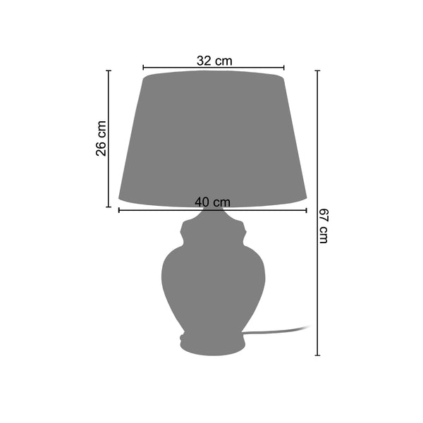 <transcy>Candeeiro de Mesa TACKS  50cm - 1 Luz </transcy>