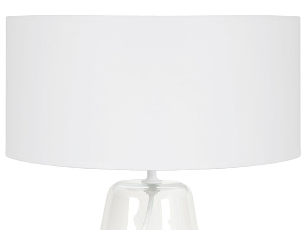 Lampe de chevet TOSEL MINI REFECT A,verre , H25xD18xP18  cm.