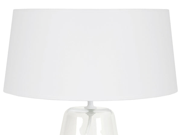 Lampe de chevet TOSEL MINI REFECT B,verre  , H25xD18xP18  cm.