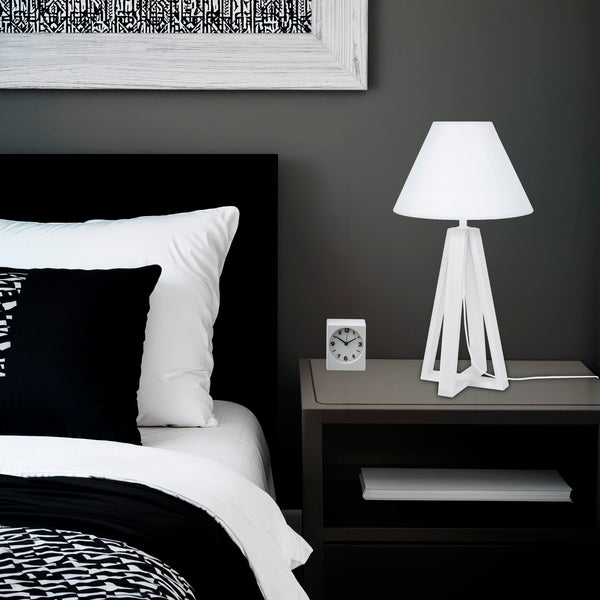 Lampe a poser LINKOPING quadripode bois