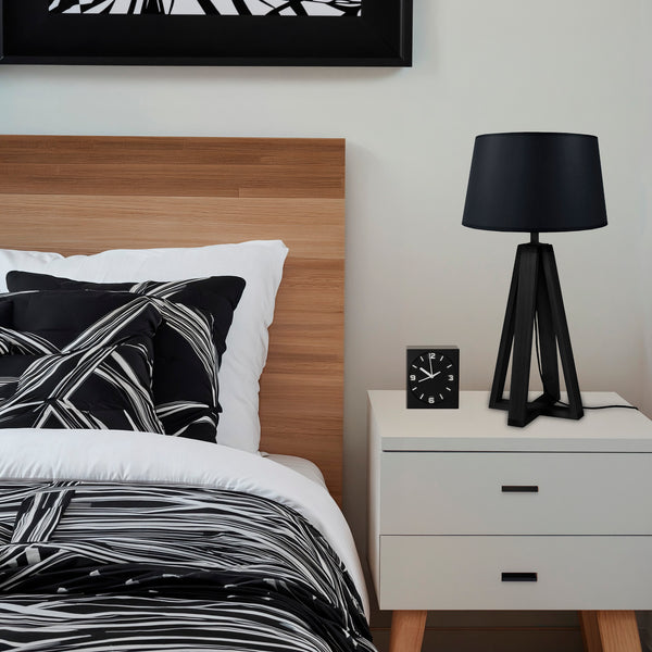 Lampe a poser LINKOPING quadripode bois