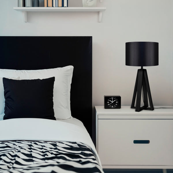 Lampe a poser LINKOPING quadripode bois