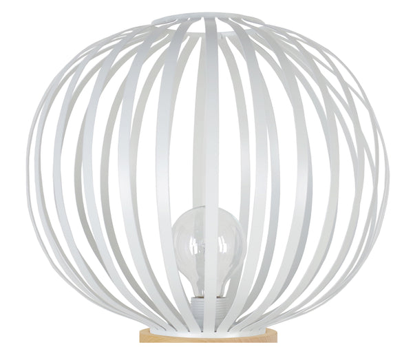 Lampe a poser TOSEL LAM.DAVOS,métal , H35xD36xP36  cm.