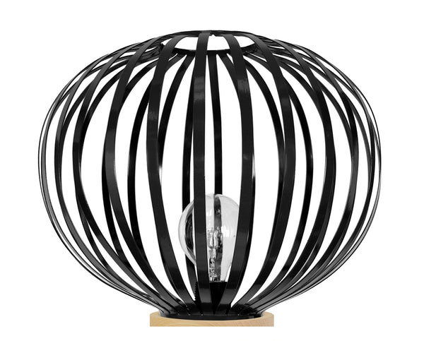 Lampe a poser TOSEL LAM.DAVOS,métal , H35xD36xP36  cm.