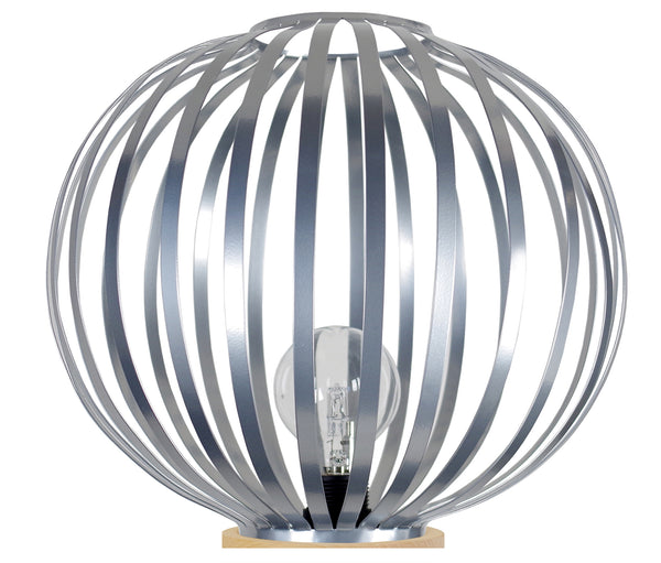 Lampe a poser TOSEL LAM.DAVOS,métal , H35xD36xP36  cm.