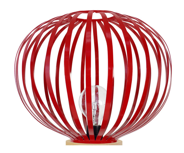 Lampe a poser TOSEL LAM.DAVOS,métal , H35xD36xP36  cm.