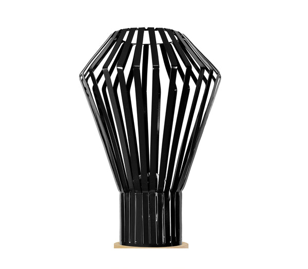 Lampe a poser TOSEL LAM. ZURICK,métal, H43xD27xP27  cm.