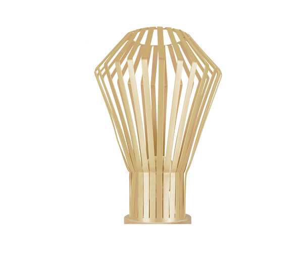 Lampe a poser TOSEL LAM. ZURICK,métal, H43xD27xP27  cm.