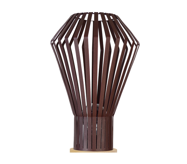 Lampe a poser TOSEL LAM. ZURICK,métal, H43xD27xP27  cm.