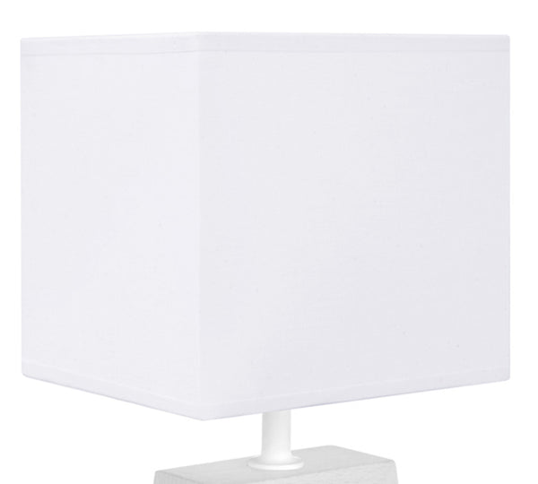 Lampe de chevet TOSEL MIKELLI,bois, tissu H49xD22xP22  cm.