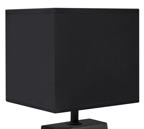 Lampe de chevet TOSEL MIKELLI,bois, tissu H49xD22xP22  cm.