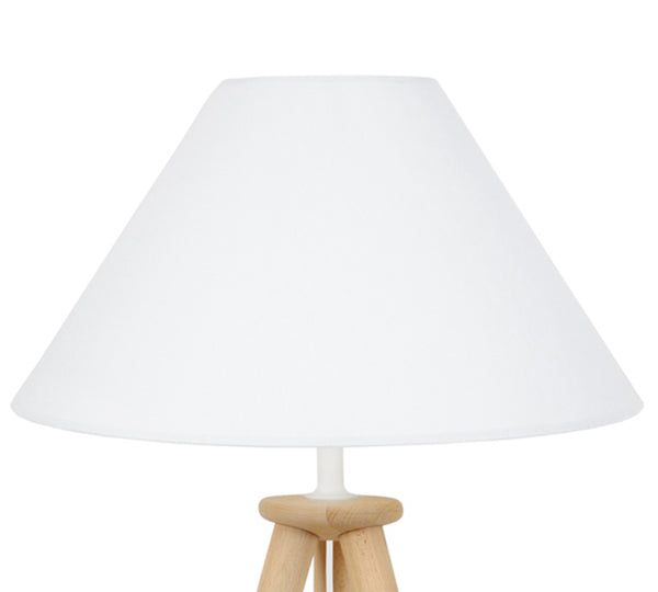 Lampe de chevet TOSEL ARHUS,bois, H54xD30xP30  cm.