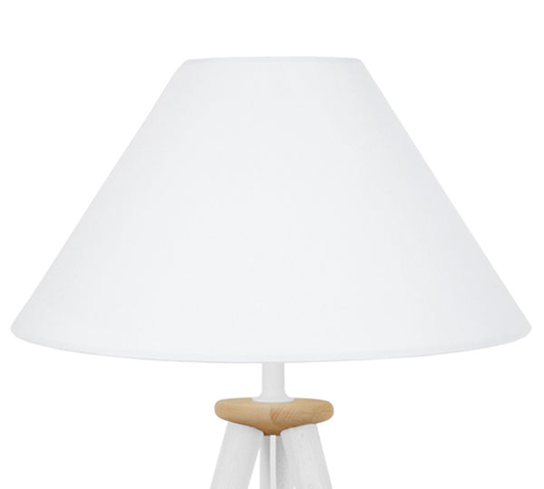 Lampe de chevet TOSEL ARHUS,bois, H54xD30xP30  cm.
