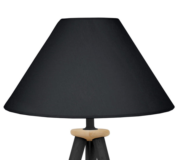 Lampe de chevet TOSEL ARHUS,bois, H54xD30xP30  cm.