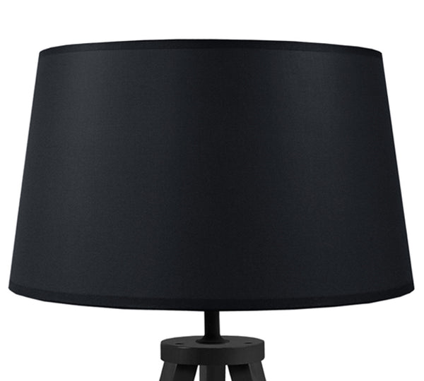 Lampe de chevet TOSEL MALMO,bois , H54xD30xP30  cm.