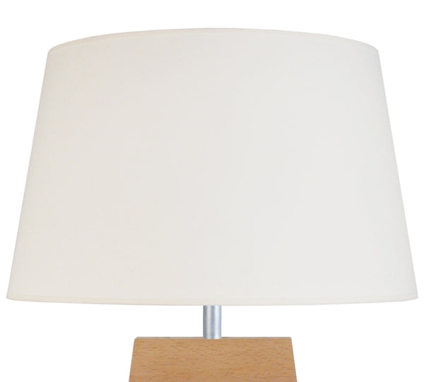 Lampe a poser TOSEL VILI A,bois , H54xD30xP30  cm.