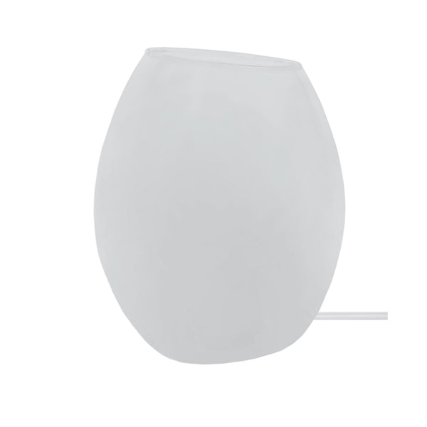 Lampe de chevet TOSEL AGG,verre , H16xD13,5xP13,5  cm.
