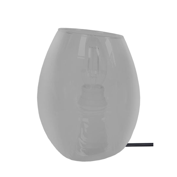 Lampe de chevet TOSEL AGG,verre , H16xD13,5xP13,5  cm.