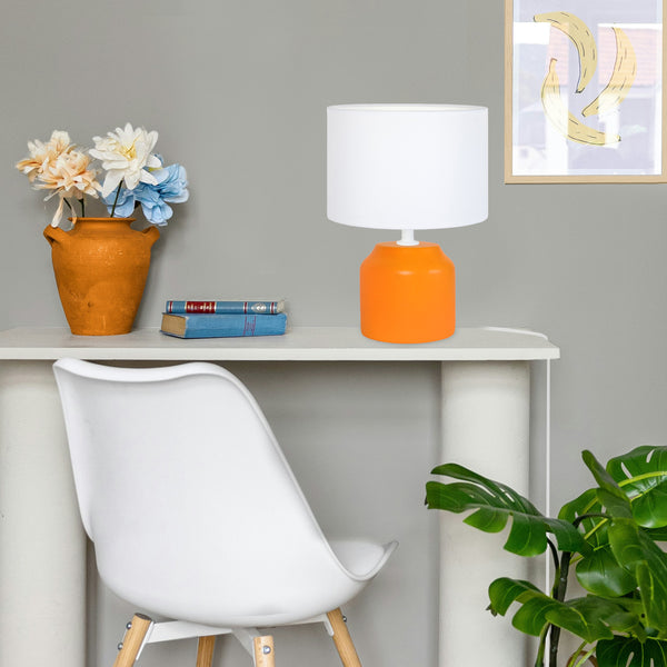Lampe de chevet TOSEL MARY A,bois , H24xD16xP16  cm.