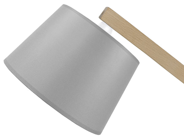 Lampe de chevet TOSEL MOKUZAI,bois, H52xD35xP35  cm.