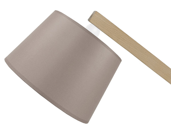 Lampe de chevet TOSEL MOKUZAI,bois, H52xD35xP35  cm.