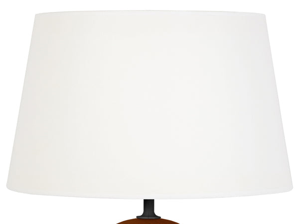 Lampe a poser TOSEL EMMA,verre , H46xD30xP30  cm.