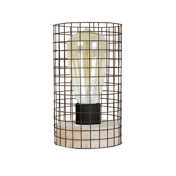 Lampe a poser TOSEL NOIRON H25xD11xP11cm - 1 Lumière