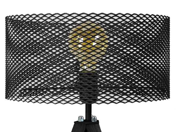 Lampe de chevet TOSEL ADONIS,bois , H54xD30xP30  cm.