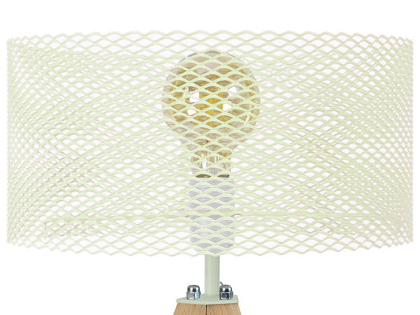Lampe de chevet TOSEL ADONIS,bois , H54xD30xP30  cm.