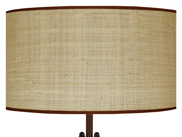 Lampe a poser TOSEL GOA,bois, H51xD30xP30  cm.