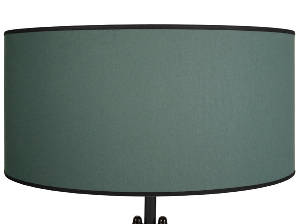 Lampe a poser TOSEL CASHEMIRE,bois , H51xD30xP30  cm.