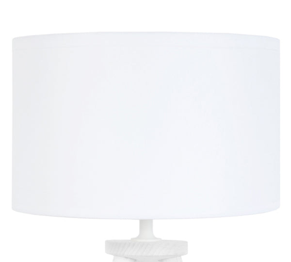 Lampe de chevet TOSEL UTGARD,bois , H44xD30xP30  cm.