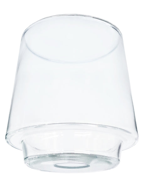 Abat-jour TOSEL BARTEK,verre , H16xD15,7xP15,7  cm.