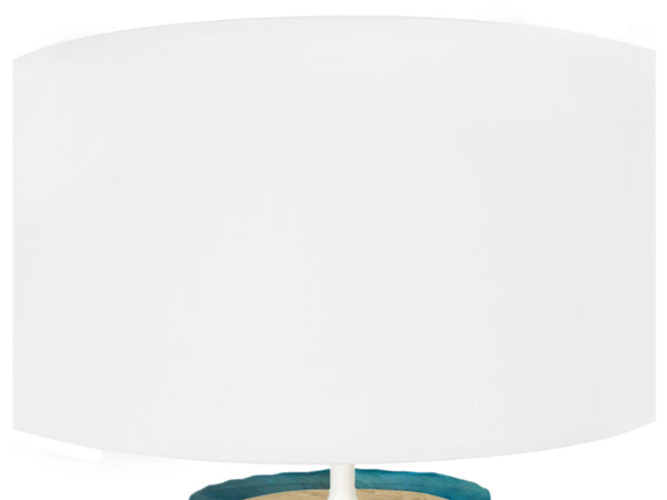 Lampe a poser TOSEL POT,verre  , H45xD30xP30  cm.