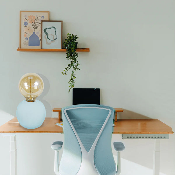 Lámpara de mesa MADERA BOLA madera
