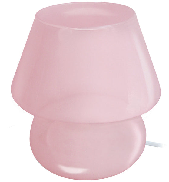 Lampe de chevet TOSEL CHAMPIGNON,verre   H16,5xD15,5xP15,5  cm.