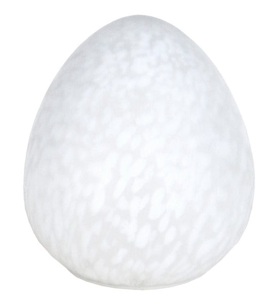 Lampe de chevet TOSEL EI,verre , H19xD16,5xP16,5  cm.