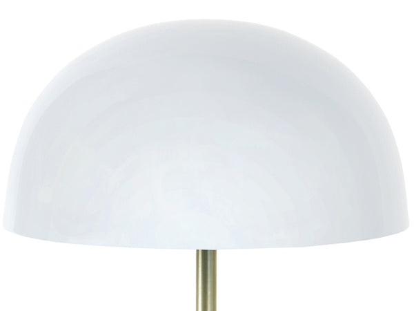 Lampe a poser TOSEL GUSTTAVO METAL,bois , H36xD23xP23  cm.