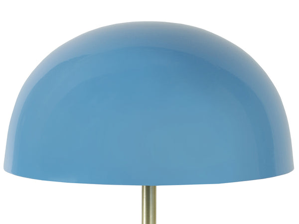Lampe a poser TOSEL GUSTTAVO METAL,bois , H36xD23xP23  cm.