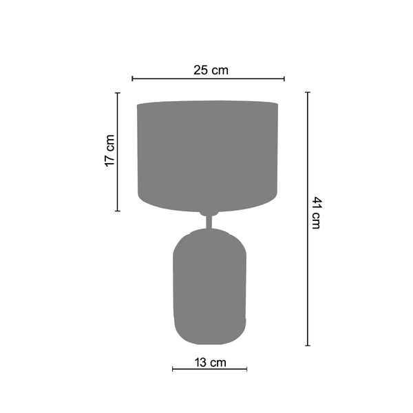 Lampe a poser SVALBARD S 25cm - 1 Lumière