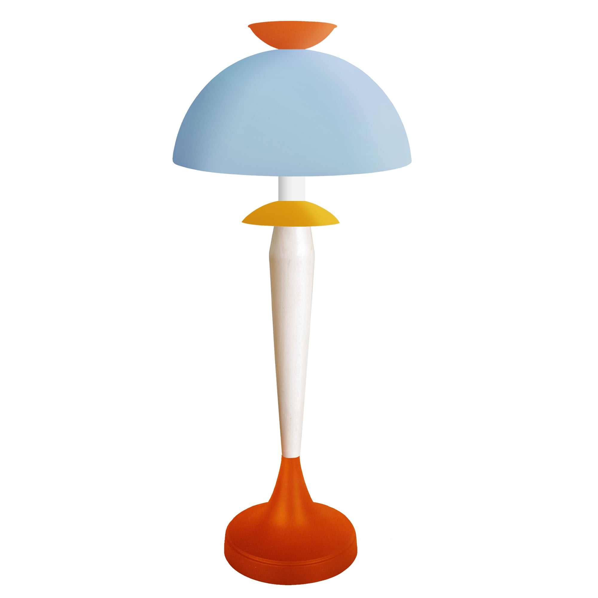 Lampe de salon TOSEL ASTRID,métal, H52xD30xP30  cm.