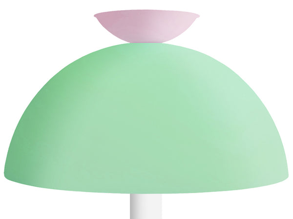 Lampe de salon TOSEL ASTRID,métal, bois H52xD30xP30  cm.