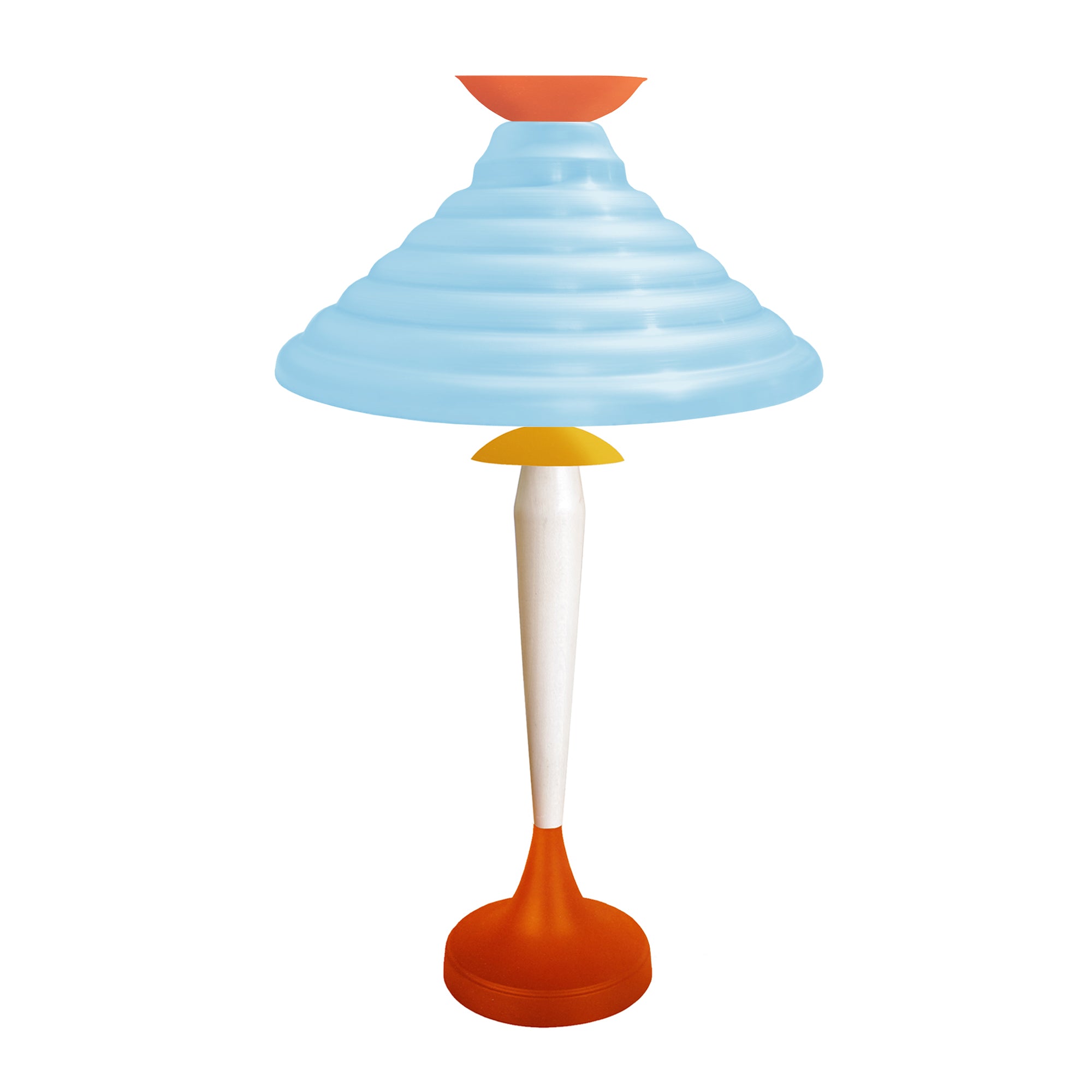 Lampe de salon TOSEL ÁGDA,métal,bois, H61xD35xP35  cm.